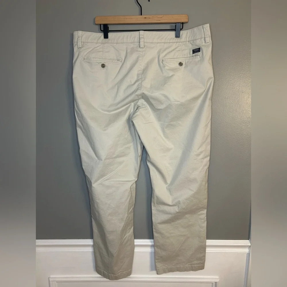 Chaps Men's Straight Fit Comfort Stretch Chinos with Flex Waistband, Size 40x30 - Picture 8 of 12